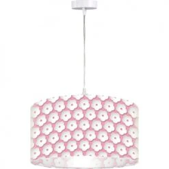 BPS Koncept Suspensions Enfant Suspension Enfant Abat-jour Tissu Rose Et Blanc ø 40 6 BPS Koncept Suspensions Enfant Suspension Enfant Abat-jour Tissu Rose Et Blanc ø 40 -Luminaires enfant Soldes suspension enfant abat jour tissu rose et blanc oe 40 14