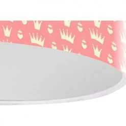 BPS Koncept Suspensions Enfant Suspension Enfant Abat-jour Tissu Rose Et Blanc ø 40 7 BPS Koncept Suspensions Enfant Suspension Enfant Abat-jour Tissu Rose Et Blanc ø 40 -Luminaires enfant Soldes suspension enfant abat jour tissu rose et blanc oe 40 19