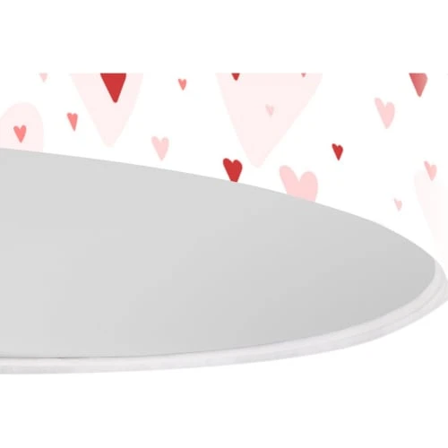 BPS Koncept Suspensions Enfant Suspension Enfant Abat-jour Tissu Rose Et Blanc ø 40 4 BPS Koncept Suspensions Enfant Suspension Enfant Abat-jour Tissu Rose Et Blanc ø 40 – Image 4