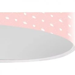 BPS Koncept Suspensions Enfant Suspension Enfant Abat-jour Tissu Rose Et Blanc ø 50 7 BPS Koncept Suspensions Enfant Suspension Enfant Abat-jour Tissu Rose Et Blanc ø 50 -Luminaires enfant Soldes suspension enfant abat jour tissu rose et blanc oe 50 10