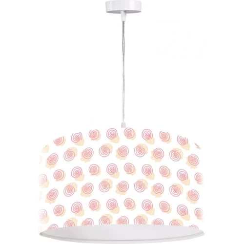 BPS Koncept Suspensions Enfant Suspension Enfant Abat-jour Tissu Rose Et Blanc ø 50 1 BPS Koncept Suspensions Enfant Suspension Enfant Abat-jour Tissu Rose Et Blanc ø 50