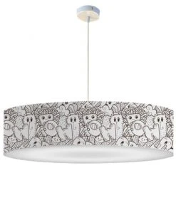 Abat-jours Suspensions Enfant Suspension Enfant Doodle Fête T 50 X H 25