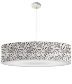 Abat-jours Suspensions Enfant Suspension Enfant Doodle Pop Corn T 50 X H 25