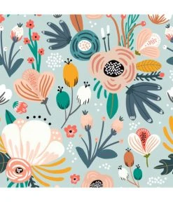 Abat-jours Suspensions Enfant Suspension Enfant Floral Bleu Doux T 50 X H 25 -Luminaires enfant Soldes suspension enfant floral bleu doux t 50 x h 25 2