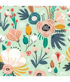 Abat-jours Suspensions Enfant Suspension Enfant Floral Vert Pastel T 50 X H 25 -Luminaires enfant Soldes suspension enfant floral vert pastel t 50 x h 25 2