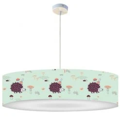 Abat-jours Suspensions Enfant Suspension Enfant Hérisson Vert Pastel T 50 X H 25