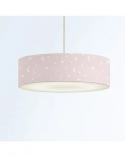 Abat-jours Suspensions Enfant Suspension Enfant Lune Rose T 50 X H 25 7 Abat-jours Suspensions Enfant Suspension Enfant Lune Rose T 50 X H 25 -Luminaires enfant Soldes suspension enfant lune rose t 50 x h 25 3