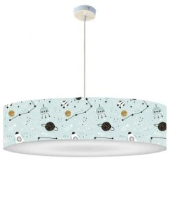 Abat-jours Suspensions Enfant Suspension Enfant Planète Petit Bleu T 50 X H 25