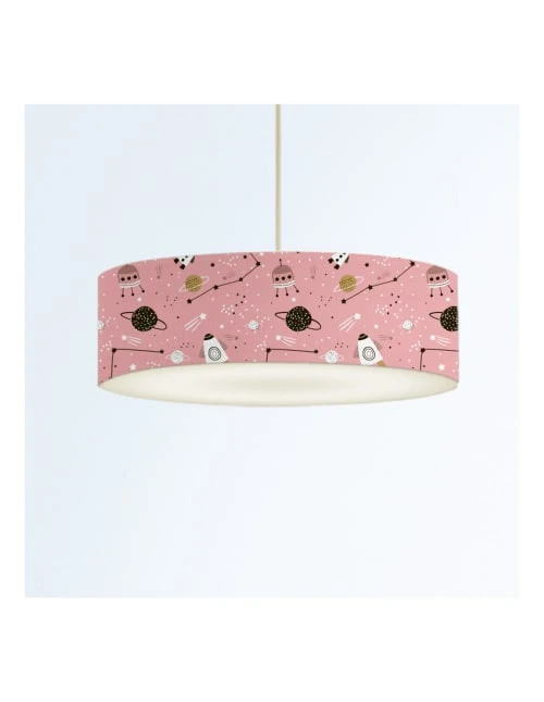 Abat-jours Suspensions Enfant Suspension Enfant Planète Rose Doux T 50 X H 25 2 Abat-jours Suspensions Enfant Suspension Enfant Planète Rose Doux T 50 X H 25 – Image 2