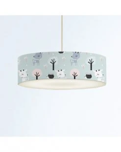 Abat-jours Suspensions Enfant Suspension Enfant Rennes Petit Bleu T 50 X H 25 -Luminaires enfant Soldes suspension enfant rennes petit bleu t 50 x h 25 3