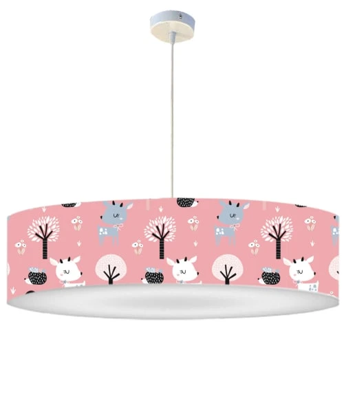 Abat-jours Suspensions Enfant Suspension Enfant Rennes Rose Doux T 50 X H 25 2 Abat-jours Suspensions Enfant Suspension Enfant Rennes Rose Doux T 50 X H 25 – Image 2