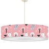Abat-jours Suspensions Enfant Suspension Enfant Rennes Rose Doux T 50 X H 25