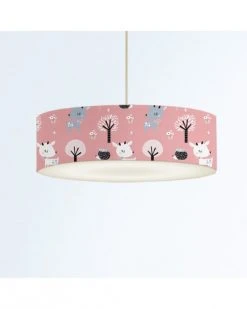 Abat-jours Suspensions Enfant Suspension Enfant Rennes Rose Doux T 50 X H 25 7 Abat-jours Suspensions Enfant Suspension Enfant Rennes Rose Doux T 50 X H 25 -Luminaires enfant Soldes suspension enfant rennes rose doux t 50 x h 25 3