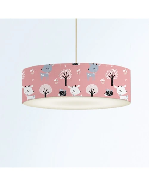 Abat-jours Suspensions Enfant Suspension Enfant Rennes Rose Doux T 50 X H 25 4 Abat-jours Suspensions Enfant Suspension Enfant Rennes Rose Doux T 50 X H 25 – Image 4