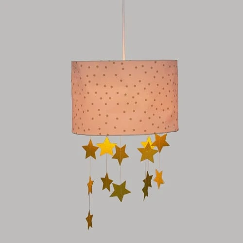 Decoratie Suspensions Enfant Suspension Enfant Rose Et Doré 3 Decoratie Suspensions Enfant Suspension Enfant Rose Et Doré – Image 3