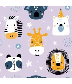 Abat-jours Suspensions Enfant Suspension Enfant Savane Lavande T 50 X H 25 6 Abat-jours Suspensions Enfant Suspension Enfant Savane Lavande T 50 X H 25 -Luminaires enfant Soldes suspension enfant savane lavande t 50 x h 25 2