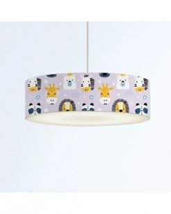 Abat-jours Suspensions Enfant Suspension Enfant Savane Lavande T 50 X H 25 7 Abat-jours Suspensions Enfant Suspension Enfant Savane Lavande T 50 X H 25 -Luminaires enfant Soldes suspension enfant savane lavande t 50 x h 25 3