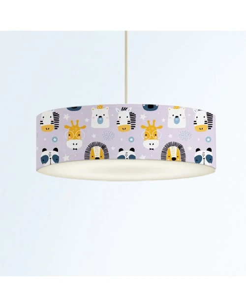 Abat-jours Suspensions Enfant Suspension Enfant Savane Lavande T 50 X H 25 4 Abat-jours Suspensions Enfant Suspension Enfant Savane Lavande T 50 X H 25 – Image 4