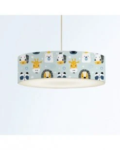 Abat-jours Suspensions Enfant Suspension Enfant Savane Petit Bleu T 50 X H 25 7 Abat-jours Suspensions Enfant Suspension Enfant Savane Petit Bleu T 50 X H 25 -Luminaires enfant Soldes suspension enfant savane petit bleu t 50 x h 25 3