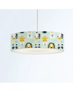 Abat-jours Suspensions Enfant Suspension Enfant Savane Vert Pastel T 50 X H 25 7 Abat-jours Suspensions Enfant Suspension Enfant Savane Vert Pastel T 50 X H 25 -Luminaires enfant Soldes suspension enfant savane vert pastel t 50 x h 25 3