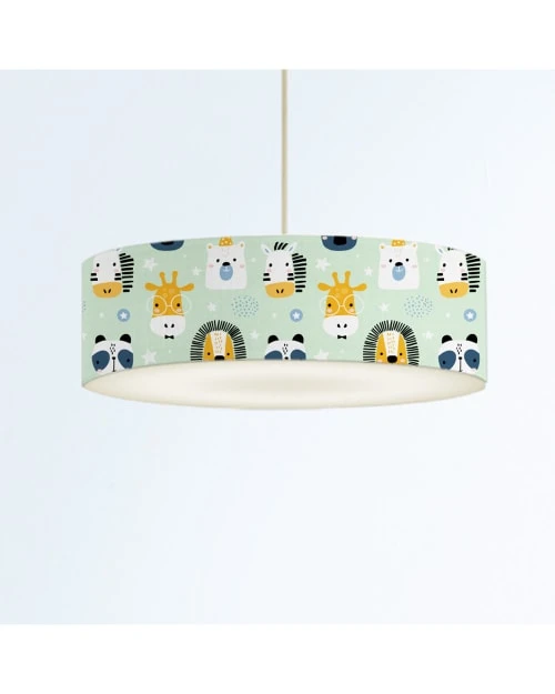 Abat-jours Suspensions Enfant Suspension Enfant Savane Vert Pastel T 50 X H 25 4 Abat-jours Suspensions Enfant Suspension Enfant Savane Vert Pastel T 50 X H 25 – Image 4