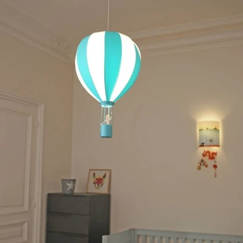 Rosemonde Et Michel Coudert Suspensions Enfant Suspension Montgolfière Bleue D30cm 2 Rosemonde Et Michel Coudert Suspensions Enfant Suspension Montgolfière Bleue D30cm – Image 2