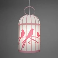 Rosemonde Et Michel Coudert Suspensions Enfant Suspension Rose D21cm -Luminaires enfant Soldes suspension rose d21cm 2