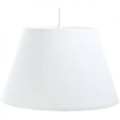 BPS Koncept Suspensions Enfant Suspension Tissu Blanc 55x55x26,5cm -Luminaires enfant Soldes suspension tissu blanc 55x55x26 5cm 5