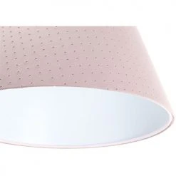 BPS Koncept Suspensions Enfant Suspension Tissu Rose 55x55x26,5cm -Luminaires enfant Soldes suspension tissu rose 55x55x26 5cm 3