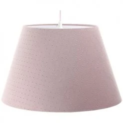 BPS Koncept Suspensions Enfant Suspension Tissu Rose 55x55x26,5cm -Luminaires enfant Soldes suspension tissu rose 55x55x26 5cm 5