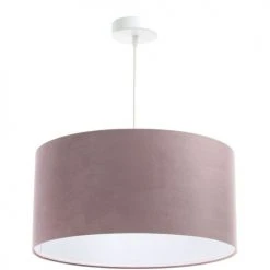 BPS Koncept Suspensions Enfant Suspension Tissu Rose ø30 - H20cm -Luminaires enfant Soldes suspension tissu rose oe30 h20cm 4