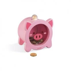 Janod Objets Déco Enfant Tirelire Cochon