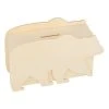 Artemio Objets Déco Enfant Tirelire En Bois Ours 17x10cm