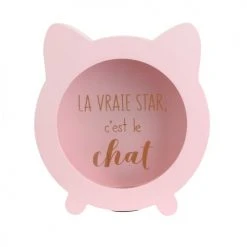 Dites Le Avec Des Mots Objets Déco Enfant Tirelire Vitrée Enfant Chat Rose
