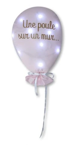 Jeanne Et Juliette Veilleuses Pour Bébé Veilleuse Ballon Enfant Rose