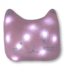 Jeanne Et Juliette Veilleuses Pour Bébé Veilleuse Chat Enfant Rose