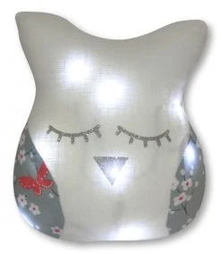 Jeanne Et Juliette Veilleuses Pour Bébé Veilleuse Chouette Enfant Blanc