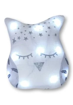 Jeanne Et Juliette Veilleuses Pour Bébé Veilleuse Chouette Enfant étoiles Argents