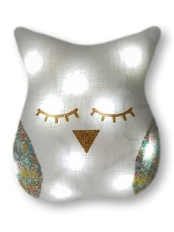 Jeanne Et Juliette Veilleuses Pour Bébé Veilleuse Chouette Enfant Liberty Blanc