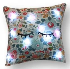 Jeanne Et Juliette Veilleuses Pour Bébé Veilleuse Coussin Enfant Fleuries Rose