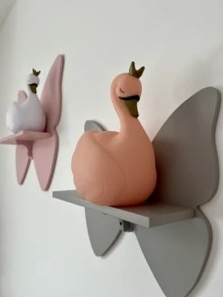 Mathi Design Veilleuses Pour Bébé Veilleuse Cygne Rose -Luminaires enfant Soldes veilleuse cygne rose 4