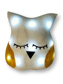 Jeanne Et Juliette Veilleuses Pour Bébé Veilleuse Hibou Enfant Blanc