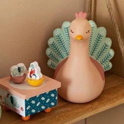 Amadeus Luminaires Enfant Veilleuse Joli Paon -Luminaires enfant Soldes veilleuse joli paon 2