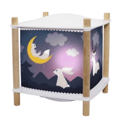 Trousselier Luminaires Enfant Veilleuse Lanterne LED Connectée Avec Projection D'étoiles