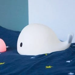 Mr Maria Veilleuses Pour Bébé Veilleuse Molle Multicolore Moby Pvc Blanc -Luminaires enfant Soldes veilleuse molle multicolore moby pvc blanc 8