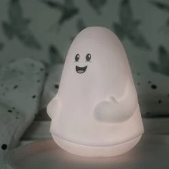 Atelier Pierre Veilleuses Pour Bébé Veilleuse My Boo Silicone Blanc -Luminaires enfant Soldes veilleuse my boo silicone blanc 4