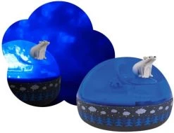 Trousselier Veilleuses Pour Bébé Veilleuse Projecteur D'aurores Boréales Ours Sur La Banquise -Luminaires enfant Soldes veilleuse projecteur d aurores boreales ours sur la banquise 2