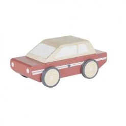 Maisons Du Monde Objets Déco Enfant Voiture En Bois Décoration Rouge Et Beige