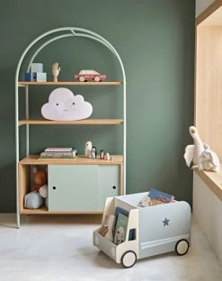 Maisons Du Monde Objets Déco Enfant Voiture En Bois Décoration Rouge Et Beige -Luminaires enfant Soldes voiture en bois decoration rouge et beige 1000 12 27 226265 2